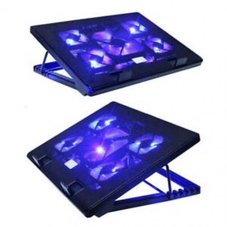 6X (NUOXI 12-17 hüvelykes csendes laptop hűtőpad USB hordozható laptop hűtő hordozható USB N3P4