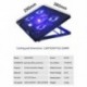 6X (NUOXI 12-17 hüvelykes csendes laptop hűtőpad USB hordozható laptop hűtő hordozható USB N3P4