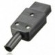 5 db IEC 320 C13 aljzat-dugasz adapter 3-pólusú dugaszoló tápkábel visszahúzható csatlakozó F9Q3
