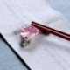 2X (1 pár kerámia szilvavirág Chopstick pihenőállvány vacsora elegáns otthon I3P9)