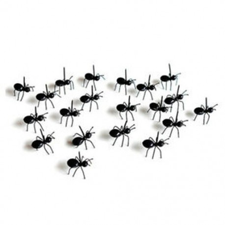 2X (12 db / Set aranyos mini hangya gyümölcsvilla műanyag snack torta desszert villák Ant O2E3