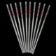 3X (5 páros pálcika szilvavirág rozsdamentes Chopstick ezüst I7S8)