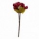 Selyemszövet művirág 15 fej Mini Rose Home Decor esküvői smal Q1K3-hoz