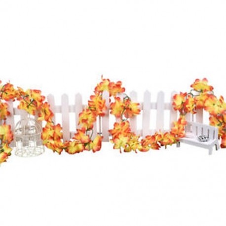 Művirágok azáleák virágfüzér koszorú Ivy Orange X3X8 T3K5 N3D5