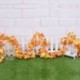 Művirágok azáleák virágfüzér koszorú Ivy Orange X3X8 T3K5 N3D5