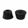 1X (2 db, 50 mm x 30 mm, kúpos, süllyesztett gumi láb lökhárítók, alátét alátét, fekete D6Y4)