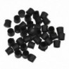 1X (40 db fekete gumi szék asztal láb cső cső csővég kupak 14mm W6U1)