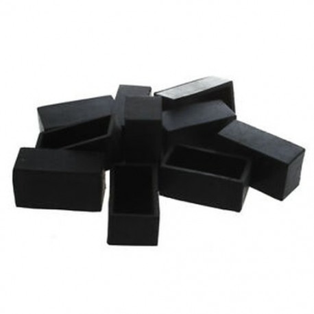 25 mm x 50 mm belső méretű szék asztal lábak téglalap borítók 10 db F4E5 J4E4