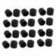 1X (24 db-os kerek bútor lábfedeles védő 30 mm-es belső dia PVC V3X4)
