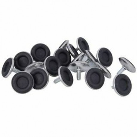 2X (állítható bútorcsúsztatható menetes szintező láb M6 x 18mm 20 db M7K2)