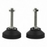 2X (2 db állítható menetes pólusú szintező talpbútor M8x50mm D1M9)