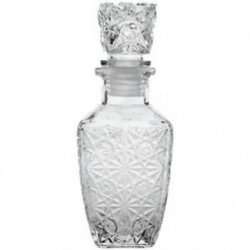 1X (üveg whisky likőrbor italok Decanter 250ml kristály palack bor Cara B6O6