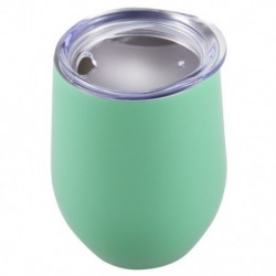 12 OZ rozsdamentes acélból készült borospohár, vákuumszigeteléssel, duplafalú S3V8 fallal