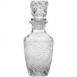 1X (üveg whisky likőrbor italok Decanter 250ml kristály palack bor Cara X8N8