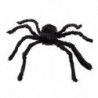 Új 30 cm-es hamis fekete pók plüss bábjáték / Halloween dekoráció I5H7 U6C O8O7