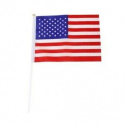 1X (12 db-os, 21x14 cm-es Mini-amerikai zászló sorszáma, vörös szőnyegekkel   Pünkösd M4Q6