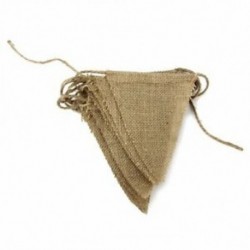 3yd juta szövet sármány banner Vintage zászlók esküvői party barna L1W3 B8K4