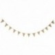 3yd juta szövet sármány banner Vintage zászlók esküvői party barna L1W3 B8K4