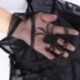 Halloween party dekoráció Spiderweb terítő fekete csipke asztallapok a P2G3-hoz