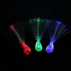 5X (Új, innovatív LED-es páva ujjvilágító gyerekek világító színes gyűrűk c G1Q5