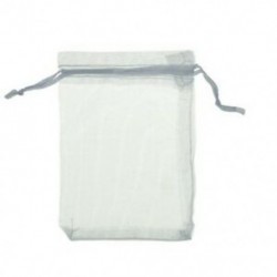 100db táska / tasak Organza huzalcsúszó bilincsből - esküvőre, ékszer W8B9