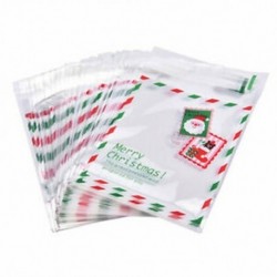 2X (100db-os cukorkás táska Aranyos táskamintás Mikulás táska tasakhoz a K3H9 cukorka számára)