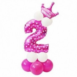 2X (Számgömb 0 - 9 latex ballon óriás számú léggömb fólia ballon ba J6M6