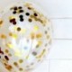 4X (10db új arany ezüst konfetti esküvői ballon boldog születésnapot léggömb BabU4A3