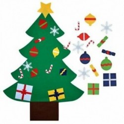 Úgy érezte, karácsonyfa, 3.2ft-es DIY karácsonyfa 28 db-os díszekkel, J6F4 faldekoráció