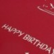 6X (torta típusú képeslap RED - üdvözlőkártya 3D ajándékkártya születésnapi ajándékkártya I V6P3