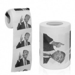 2X (Donald Trump WC-papír - Ujjmutató készlet 2 tekercsből - Újdonság Pol D5S4