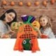 6X (1db flanel édességi táska Halloween táskák Fogják vagy kezeljék táskák I5U4 díszítéssel
