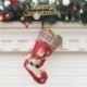 Karácsonyi harisnya készlet 3 Mikulás, hóember, rénszarvas, karácsony mandzsetta Christmas D C7R6