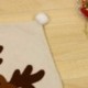 4PC szarvas kalap szék borítja karácsonyi dekoráció vacsora szék Xmas sapka készletek Reinde Z8Y2
