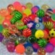 100 db gyerekeknek szóló Magic Ugráló ugráló, úszó, ugráló golyó, gumi Childre D7Y7 számára
