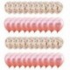 3X (Rose Gold Confetti léggömbök, 12 hüvelykes 40 darabos csomag) 20 Rose Gold Co I4I0-t tartalmaz