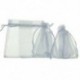5X (100 db zsák / tasak Organza zsinórbilincsből - esküvőre, N2K0)