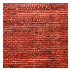 3db 210x150cm-es Vörös téglafal háttér stúdió fotózáshoz - O9K1