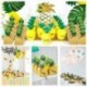 5X (24db ananász kedvenc dobozai 3D nagy ananász ajándék dobozok Tropical Hawai X6Q8