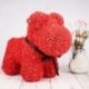 2X (Valentin ajándék 37 cm-es romantikus mesterséges rózsa kutya esküvői barátnő N6V4