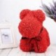 9X (Valentin ajándék 37 cm-es romantikus mesterséges rózsa kutya esküvői barátnőnek Q9H3