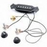 Mágneses akusztikus hangszedő a gitárhoz Black Z7W8