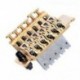 2X (1 csomag arany gitár Tremolo híd alkatrész rendszer Q7W9)