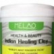 MELAO Indian Bentonite Detox agyag, 100% természetes por, arc, test K6J9