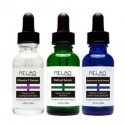 3X (Melao 3 db / Set C-vitamin szérum hialuronsav szérum retinol szérum az FQ4Y2-hez)