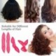 10 db Magic Curler hajcsavarók Éjszakai alvás hullámpontja Hab hajcsavarók Rol S7T2
