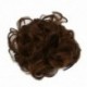 2X (hullámos, göndör szintetikus hajrügyekkel borított hajsütő klip Scrunchie Hair Ext Z6A2-ben