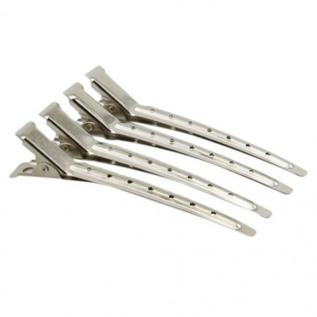 2X (12 x erős fém hajszakasz klipek profi stílusú kiegészítők X4V5)