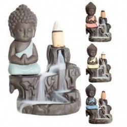 20 pc füstölő kúpok   égő kreatív otthoni dekoráció A kis szerzetes kis Buddha X3F5