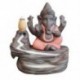 Elefánt Isten Ganesha visszaáramlás füstölő égő India cenzúr pálca tartó Medi W5U7